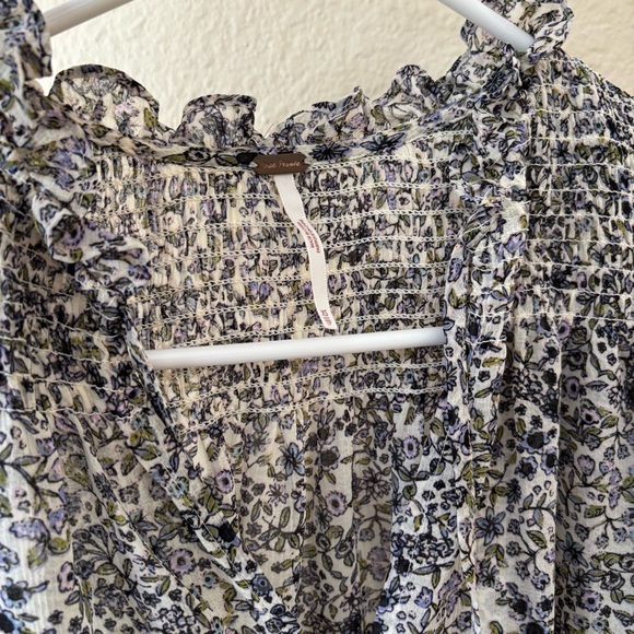 Free people floral blouse - Picture 3 of 4